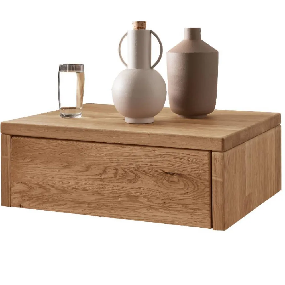 Wohnen Nachttische|Sideboards & Kommoden*Wildeiche Nachtkonsole mit einer Schublade - Sangre