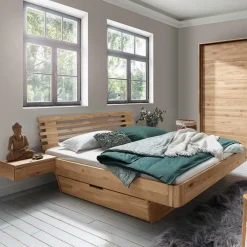 Wohnen Wildeiche Schlafzimmereinrichtung Set - Zennian (vierteilig)