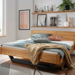 Wohnen Schlafzimmer Komplett*Wildeiche Schlafzimmermöbel Set - Cancun (dreiteilig)