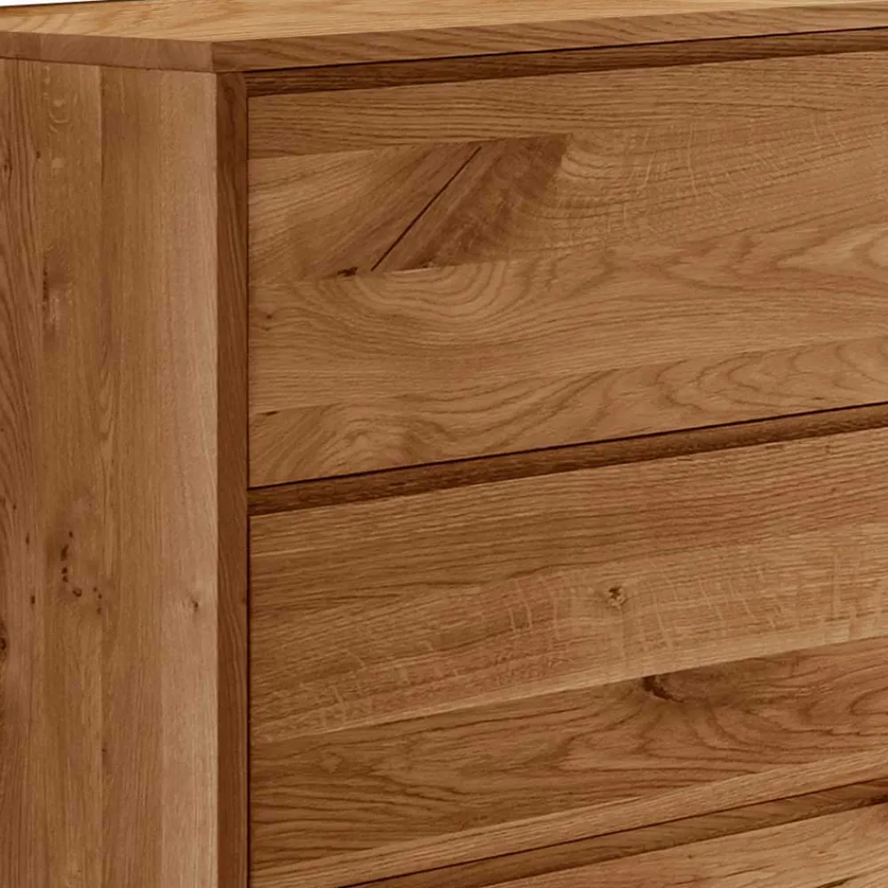 Wohnen Schlafzimmer Komplett*Wildeiche Schlafzimmermöbel Set - Cancun (dreiteilig)