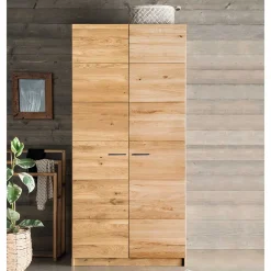 Wohnen Wildeiche Schlafzimmerschrank aus Massivholz - Forcelan