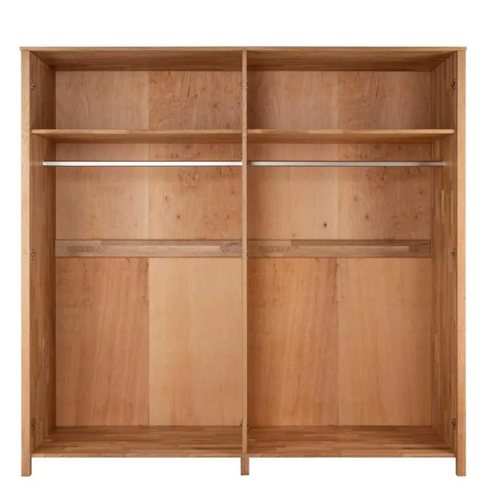 Wohnen Rattanmöbel*Wildeiche Schlafzimmerschrank mit Wiener Geflecht - Ambrosso