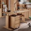 Wohnen Bürotische*Wildeiche Schreibtisch höhenverstellbar - Melanie