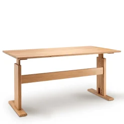 Wohnen Bürotische*Wildeiche Schreibtisch höhenverstellbar - Melanie