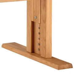 Wohnen Bürotische*Wildeiche Schreibtisch höhenverstellbar - Melanie