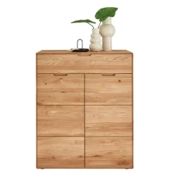 Wohnen Wildeiche Schuhschrank mit einer Schublade - Darcona