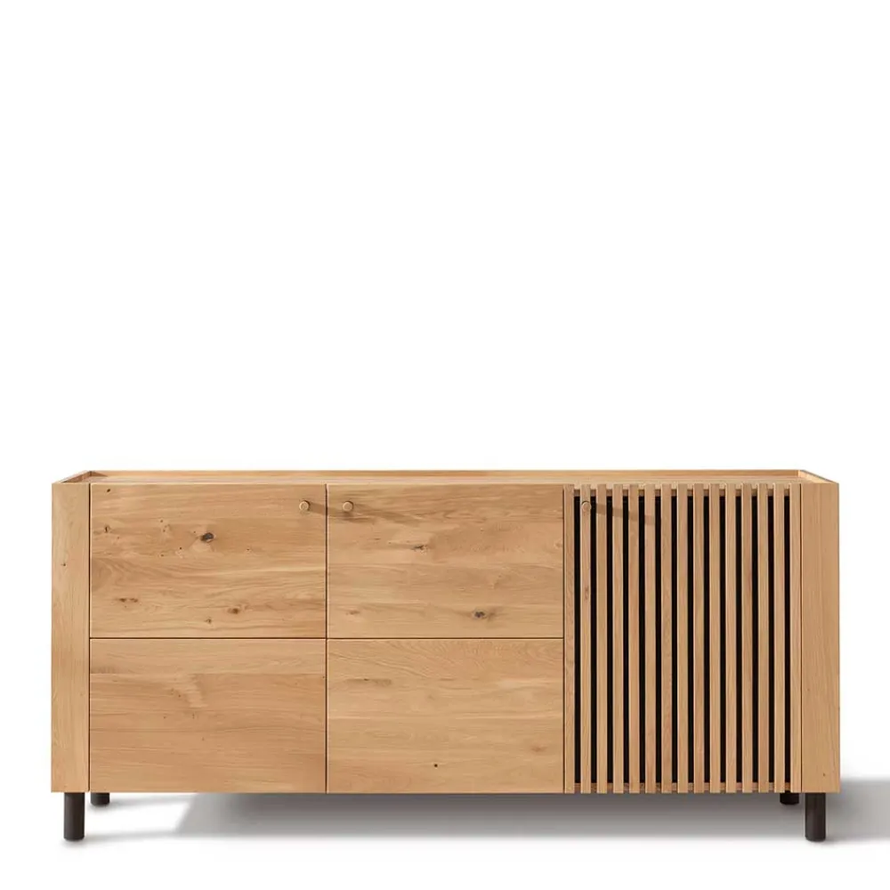 Wohnen Skandinavische Möbel|Sideboards & Kommoden*Wildeiche Sideboard im Skandi Design - Valouis