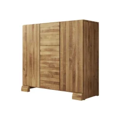 Wohnen Wildeiche Sideboard Vaskov massiv geölt
