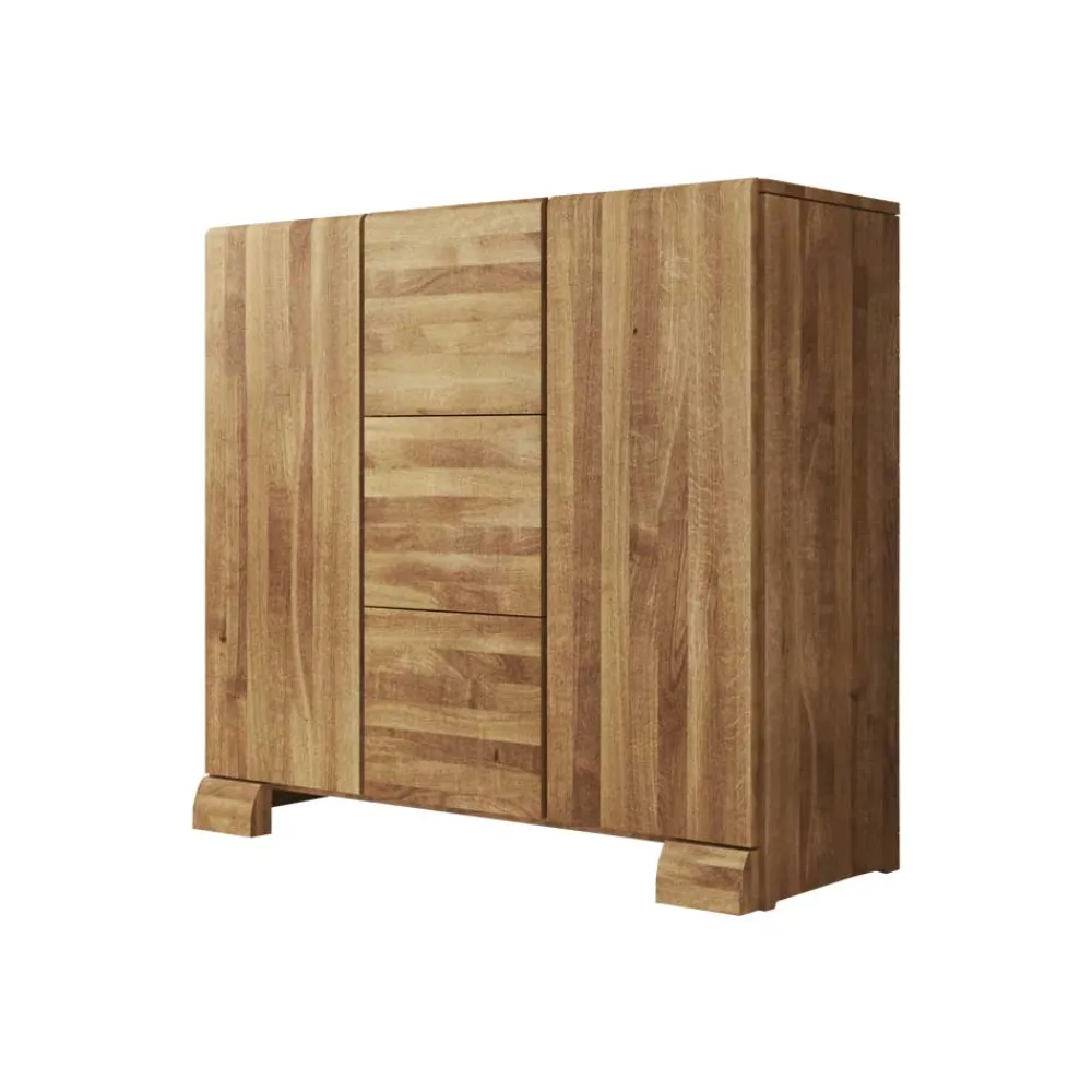 Wohnen Wildeiche Sideboard Vaskov massiv geölt