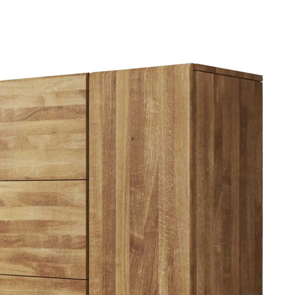 Wohnen Wildeiche Sideboard Vaskov massiv geölt