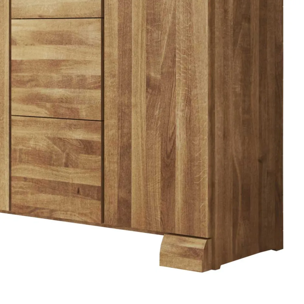 Wohnen Wildeiche Sideboard Vaskov massiv geölt