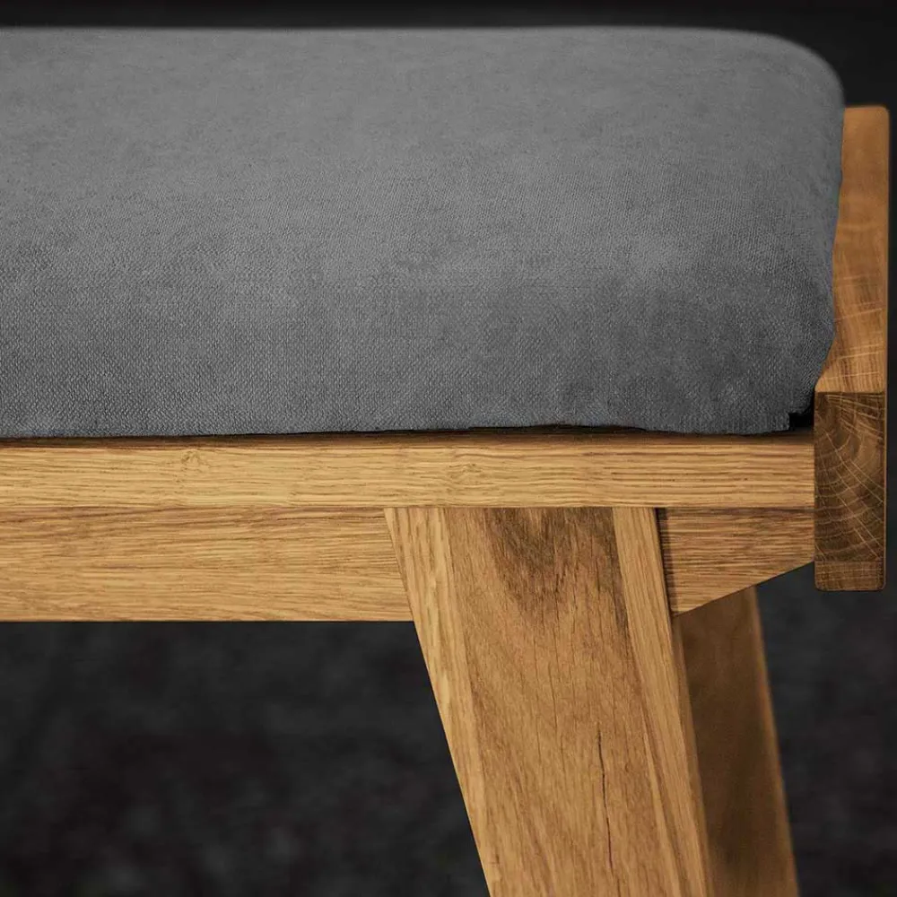 Wohnen Wildeiche Telefonbank Flurbank mit Schubladen - Hardus