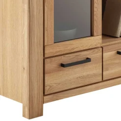 Wohnen Wildeiche TV Anbauwand teilmassiv - Sophia (vierteilig)