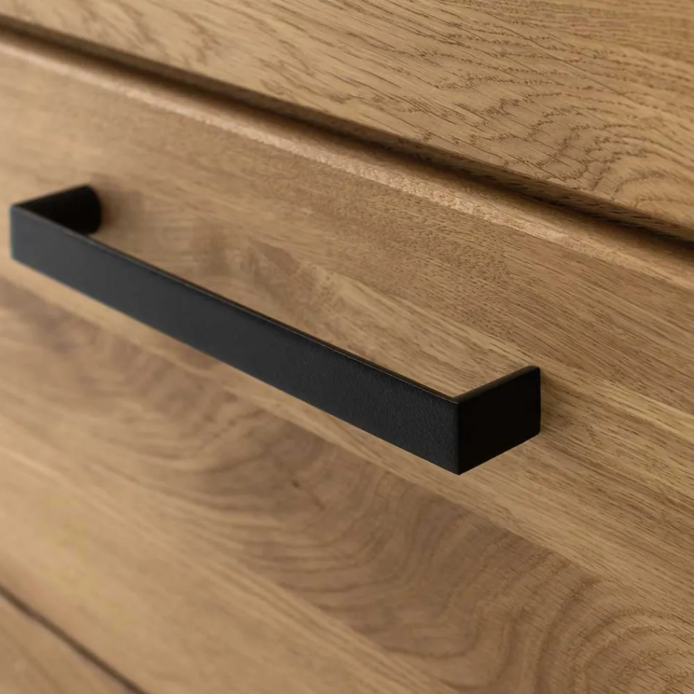 Wohnen Wildeiche TV Anbauwand teilmassiv - Sophia (vierteilig)