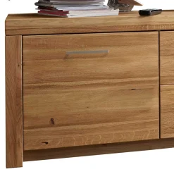 Wohnen Sideboards & Kommoden|Sideboards & Kommoden*Wildeiche TV Lowboard aus geöltem Massivholz - Loitons