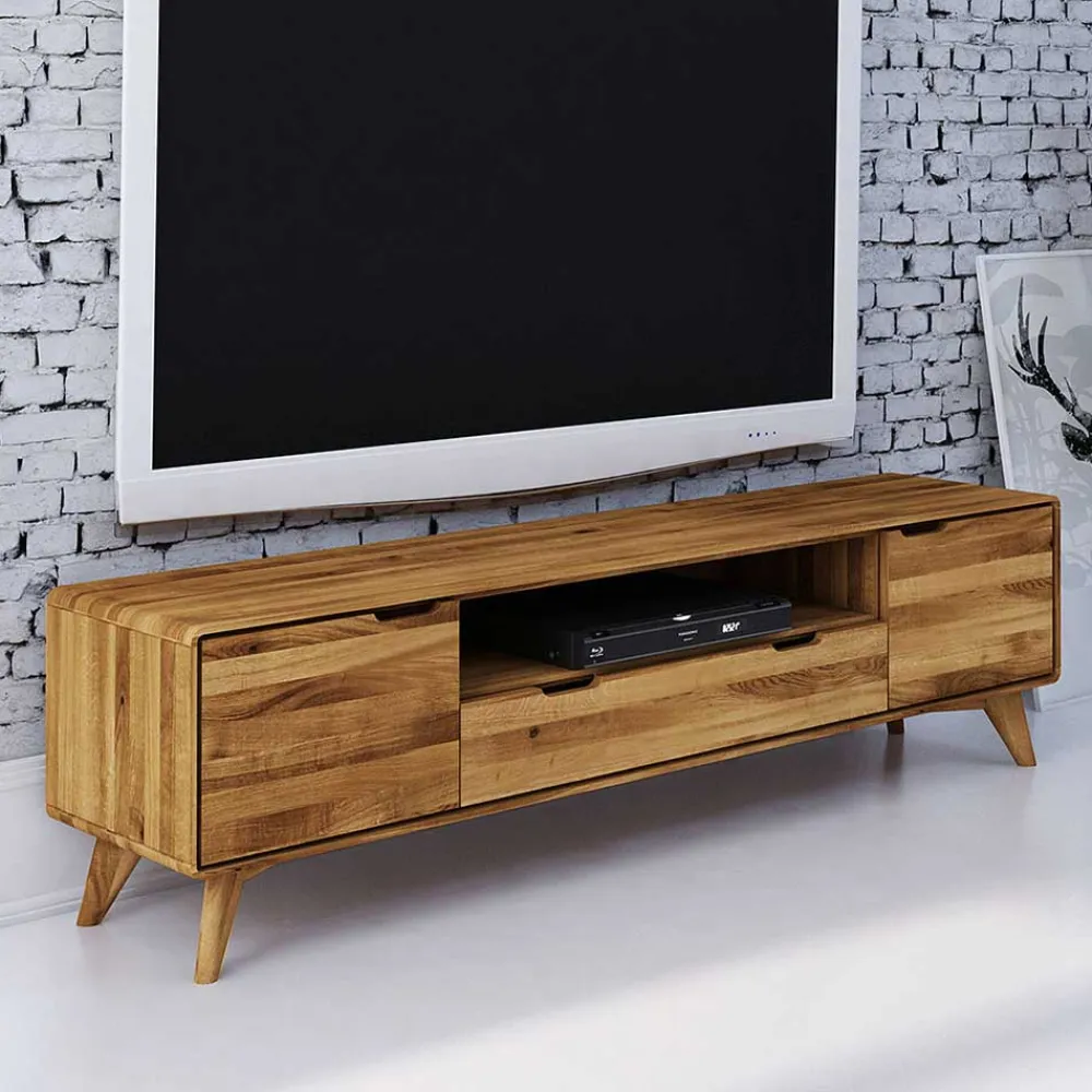 Wohnen Sideboards & Kommoden|Sideboards & Kommoden*Wildeiche TV Unterschrank mit Schublade - Eavy II