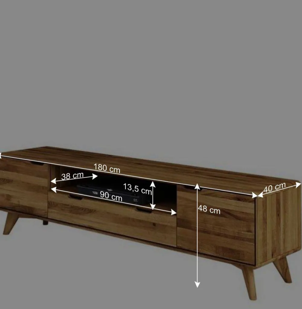 Wohnen Sideboards & Kommoden|Sideboards & Kommoden*Wildeiche TV Unterschrank mit Schublade - Eavy II
