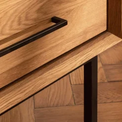 Wohnen Tv & Hifi-Möbel|Tv & Hifi-Möbel*Wildeiche TV Unterschrank mit großem Fach - Kerfa