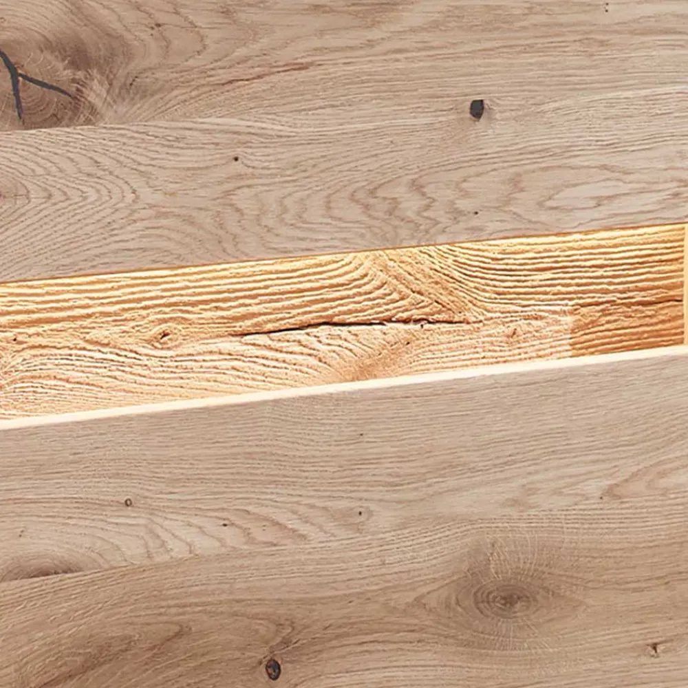 Wohnen Wildeiche Unterschrank für TV mit Beleuchtung - Acmida