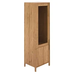 Wohnen Wildeiche Vitrine in modernem Design - Laida