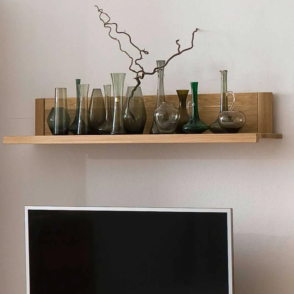 Wohnen Esszimmerregale|Regale*Wildeiche Wandboard Croconia hell geölt