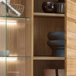 Wohnen Wohnzimmer Komplett*Wildeiche Wohnzimmermöbel Set massiv - Loitons (vierteilig)