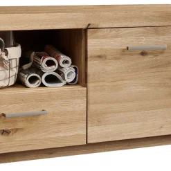 Wohnen Wohnzimmer Komplett*Wildeiche Wohnzimmermöbel Set massiv - Loitons (vierteilig)