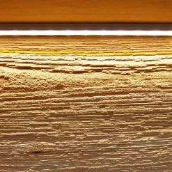 Wohnen Esszimmerschränke|Highboards*Wildeiche Wohnzimmerschrank mit Glas Einsatz - Acmida