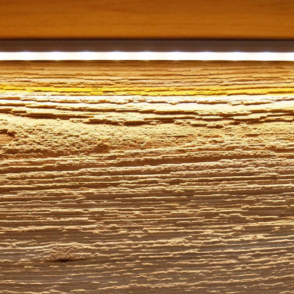 Wohnen Esszimmerschränke|Highboards*Wildeiche Wohnzimmerschrank mit Glas Einsatz - Acmida