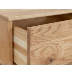 Wohnen Wildeiche Wohnzimmertisch auf Sockelgestell - Cocondar