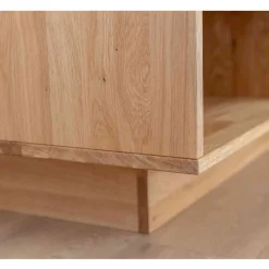 Wohnen Wildeiche Wohnzimmertisch auf Sockelgestell - Cocondar