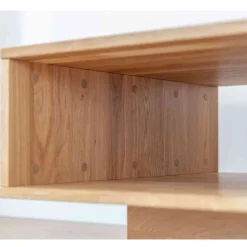 Wohnen Wildeiche Wohnzimmertisch auf Sockelgestell - Cocondar