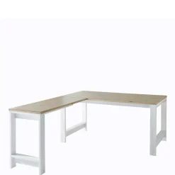 Wohnen Winkel-Schreibtisch im Landhausstil - Mehady
