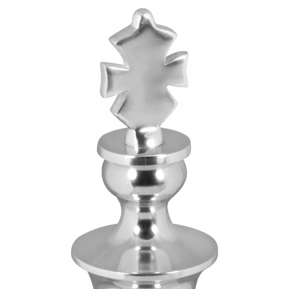 Wohnen Figuren Und Skulpturen*Wohndekoration Schachfigur König aus Aluminium - Giorgio