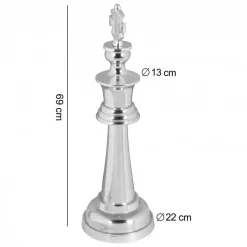 Wohnen Figuren Und Skulpturen*Wohndekoration Schachfigur König aus Aluminium - Giorgio