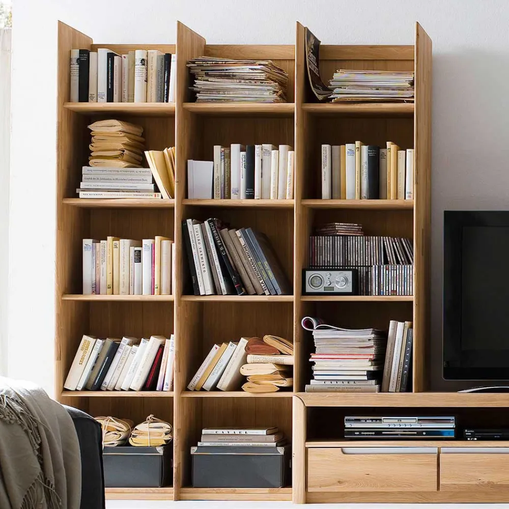 Wohnen Wohnkombination Croconia aus Wildeiche Massivholz (dreiteilig)