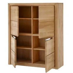 Wohnen Wohnkombination Croconia aus Wildeiche Massivholz (dreiteilig)