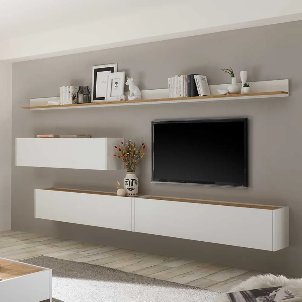 Wohnen Wohnwände|Wohnwand*Wohnkombination für die Wandmontage - Nonessia (fünfteilig)