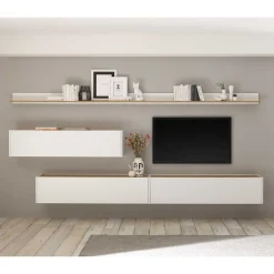 Wohnen Wohnwände|Wohnwand*Wohnkombination für die Wandmontage - Nonessia (fünfteilig)