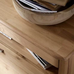 Wohnen Wohnwände|Wohnwand*Wohnkombination in Eiche Bianco - Destal (vierteilig)