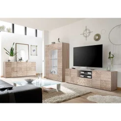 Wohnen Wohnwände|Wohnwand*Wohnkombination modern - Bielvas (dreiteilig)