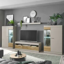 Wohnen Wohnwände|Wohnwand*Wohnkombination Wohnwand Set - Lioscas (vierteilig)