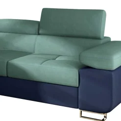 Wohnen Schlafsofas*Wohnlandschaft in Blau und Grün - Seda