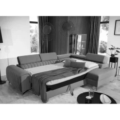 Wohnen Schlafsofas*Wohnlandschaft mit Federkern und Bettfunktion - Wildsons