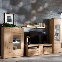 Wohnen Wohnmöbel aus Eiche Massivholz - Destal (vierteilig)