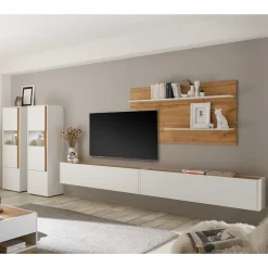 Wohnen Wohnwände|Wohnwand*Wohnmöbel Programm 400 cm breit - Nonessia (fünfteilig)