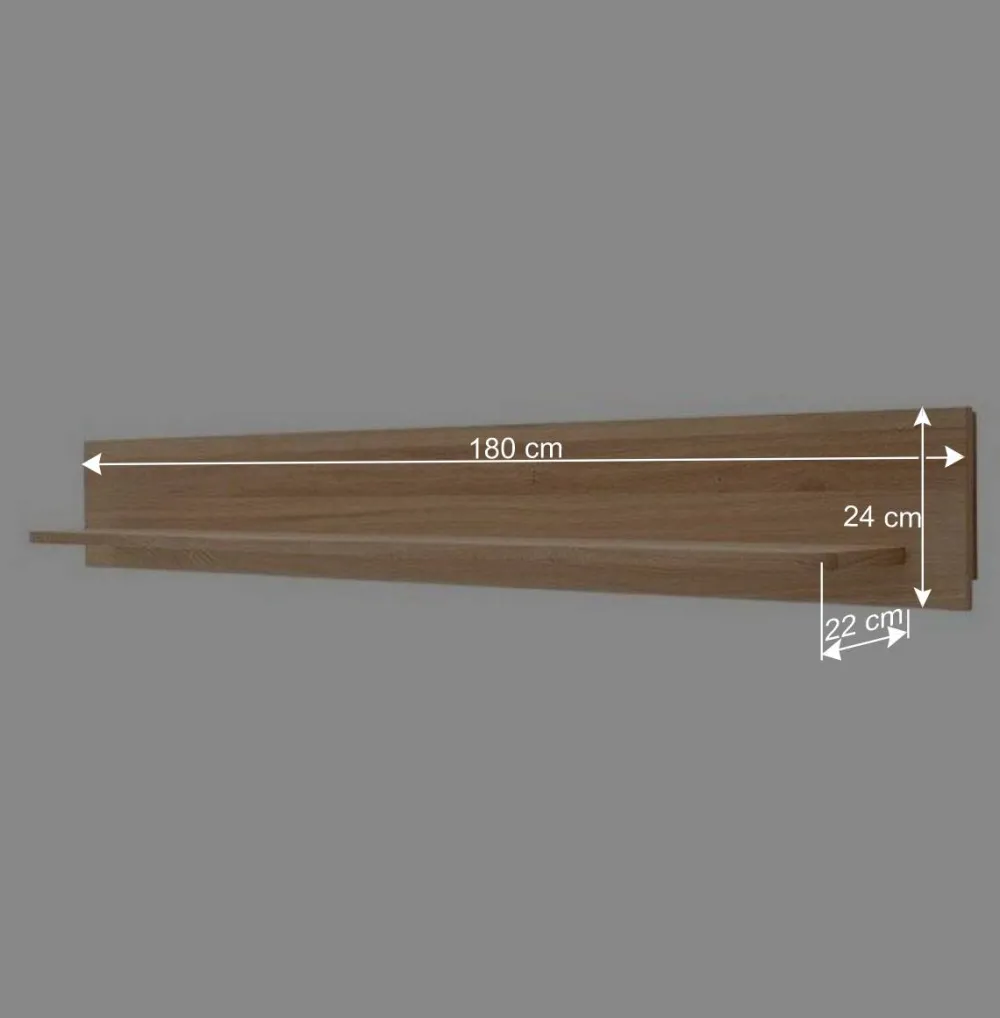 Wohnen Wohnwände|Wohnwand*Wohnmöbel Set in Eiche Bianco - Crokas (vierteilig)