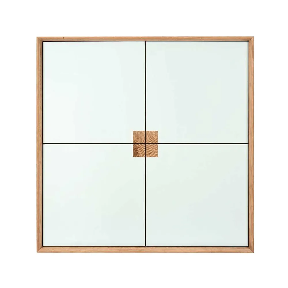 Wohnen Wohnraum Hängeschrank in Weiß & Eiche - Julecas