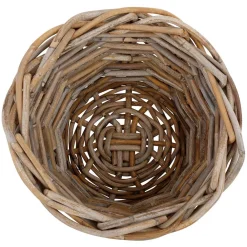 Wohnen Rattanmöbel*Wohnraum Körbe aus Rattan Graubraun - Vodenas (dreiteilig)