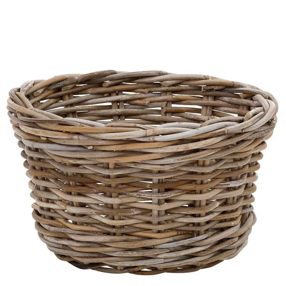 Wohnen Rattanmöbel*Wohnraum Körbe aus Rattan Graubraun - Vodenas (dreiteilig)